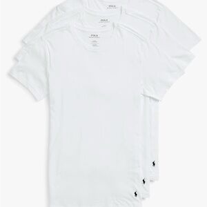 Polo Ralph Lauren White Classic Crew T-Shirt